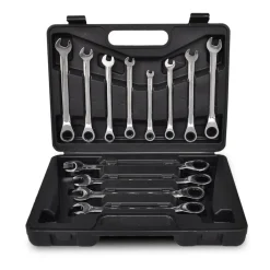 vidaXL Jeu de clés à cliquet 12 pcs