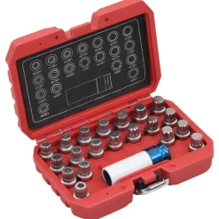 vidaXL Jeu de douilles de verrouillage de jante 21 pcs pour BMW
