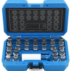 vidaXL Jeu de douilles de verrouillage de jante 23 pcs pour VAG