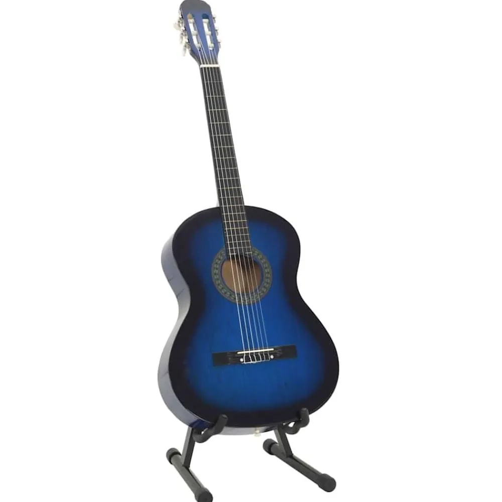 vidaXL Jeu de guitare classique de débutant 12 pcs 4/4 39"