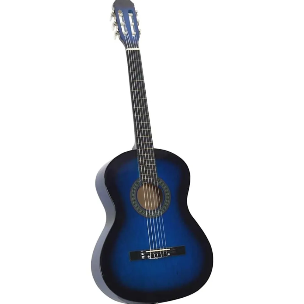 vidaXL Jeu de guitare classique de débutant 12 pcs 4/4 39"