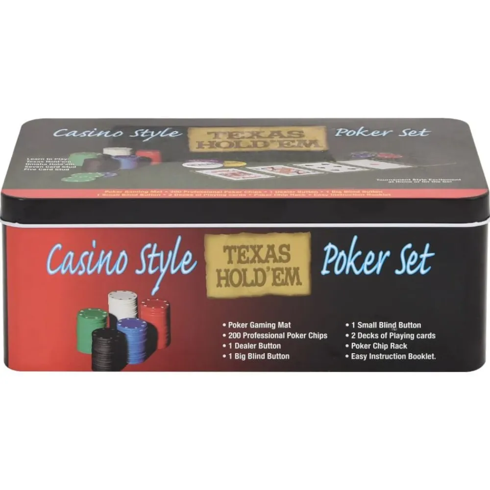 vidaXL Jeu de jetons de poker 200 pcs 4 g