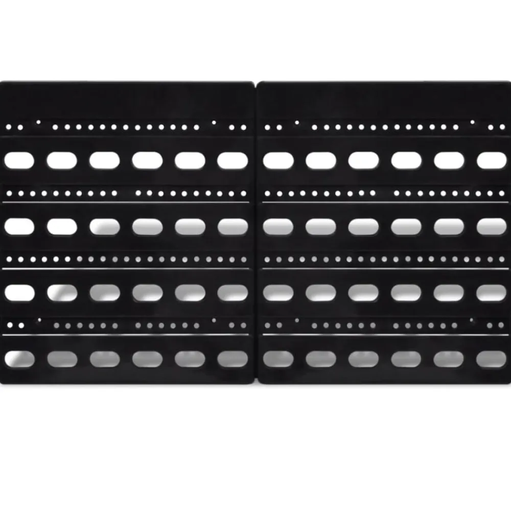 Accessoires De Quincaillerie-vidaXL Jeu de paniers muraux de stockage Plastique 30pcs Bleu et rouge