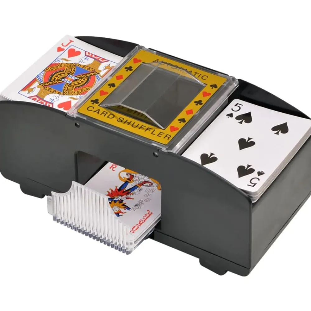 Jeux-vidaXL Jeu de Poker/Blackjack mixte avec 600 jetons Laser Aluminium