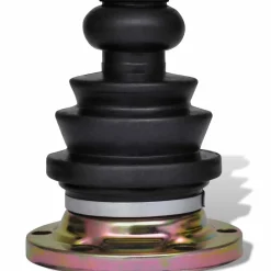 vidaXL Jeu de Shafts Noir Métал