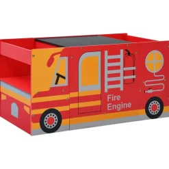 Mobilier Pour Bébés & Tout-Petits-vidaXL Jeu de table et chaises d'enfants 3 pcs Camion de pompiers Bois