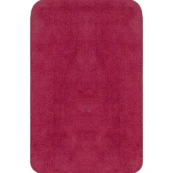 vidaXL Jeu de tapis de salle de bain 3 pcs Tissu Fushsia