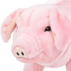 vidaXL Jouet en peluche Cochon rose XXL