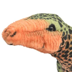 vidaXL Jouet en peluche Dinosaure Stegosaurus Vert et orange XXL