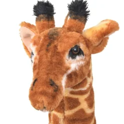 vidaXL Jouet en peluche Girafe Marron et jaune XXL