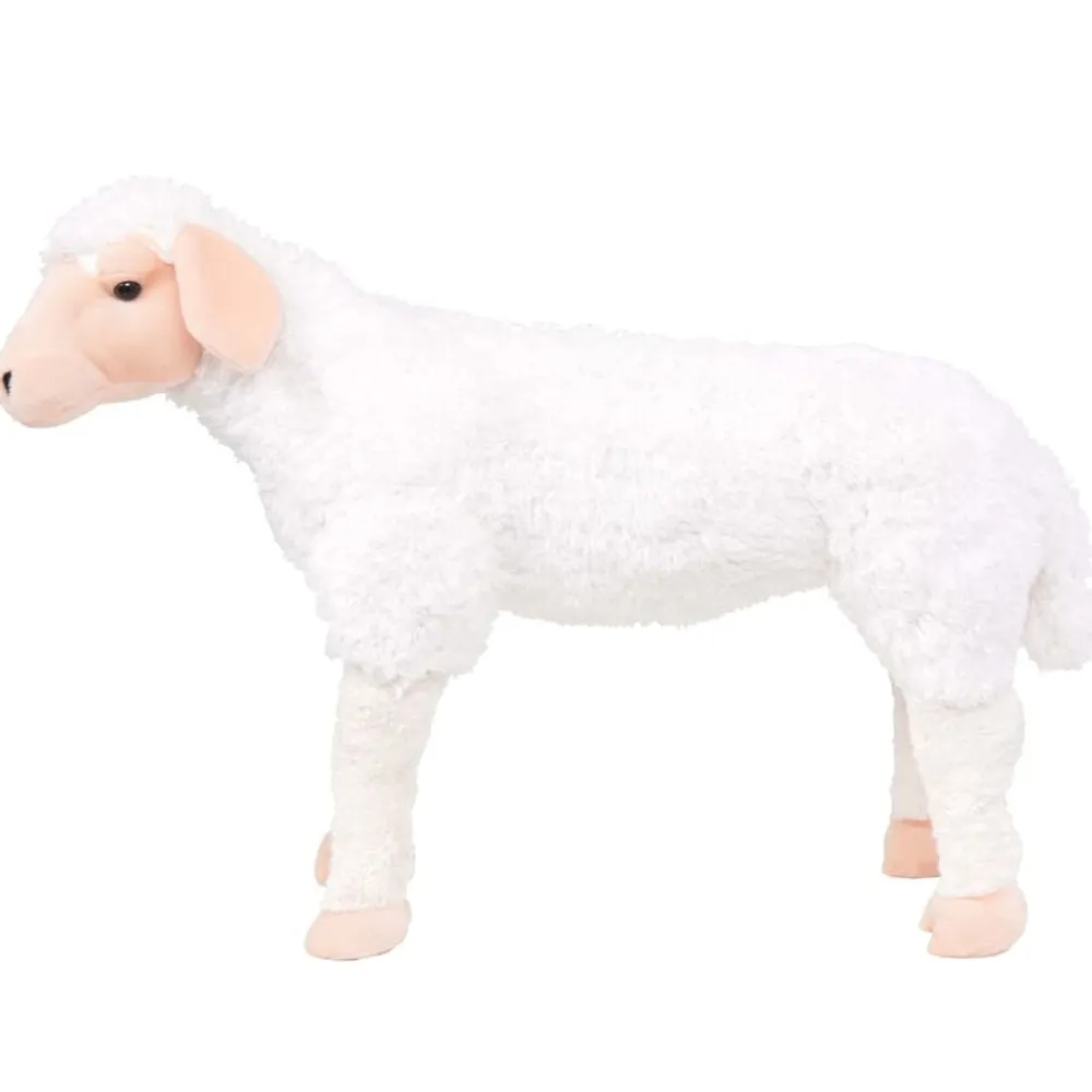 vidaXL Jouet en peluche Mouton Blanc XXL