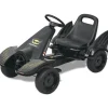 vidaXL Kart à pédale avec siège ajustable Noir