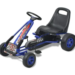 vidaXL Kart à pédale avec siège ajustable