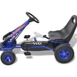 vidaXL Kart à pédale avec siège ajustable
