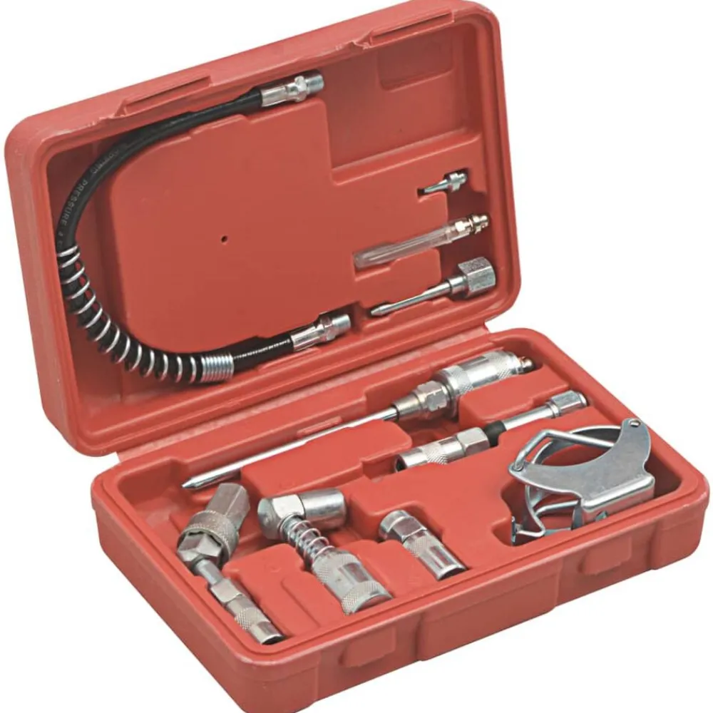 vidaXL Kit d'accessoires de lubrification 11 pcs