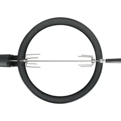 Arts De La Table & Arts Culinaires-vidaXL Kit d'anneau de rôtissoire de barbecue 57 cm Noir