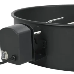 Arts De La Table & Arts Culinaires-vidaXL Kit d'anneau de rôtissoire de barbecue 57 cm Noir