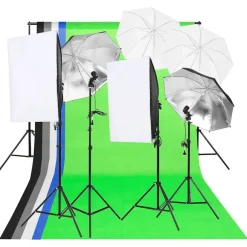 vidaXL Kit d'éclairage de studio photo