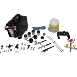 vidaXL Kit de compresseur d'aérographe avec 3 pistolets
