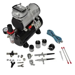vidaXL Kit de compresseur professionnel avec 2 pistolets
