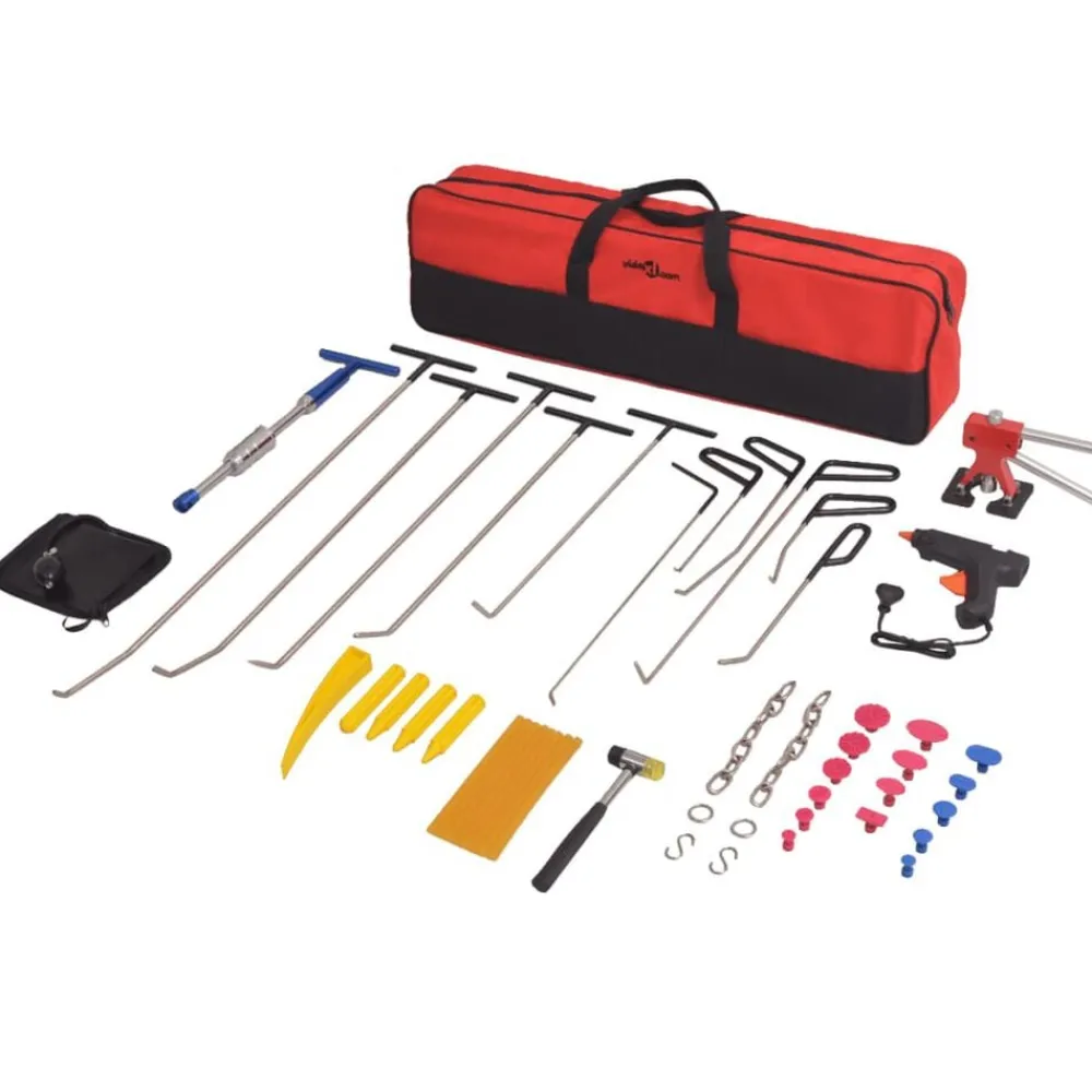 vidaXL Kit de débosselage sans peinture 50 pièces Acier inoxydable