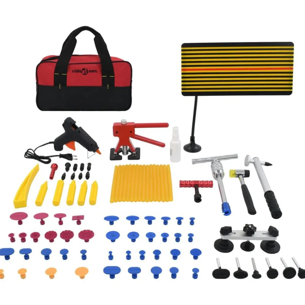 Equipement & Outils De Garage-vidaXL Kit de débosselage sans peinture 75 pcs XXL