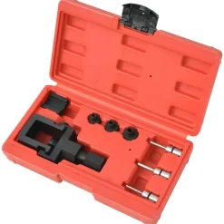 vidaXL Kit de disjoncteur et de rivetage de chaîne moto 8 pcs