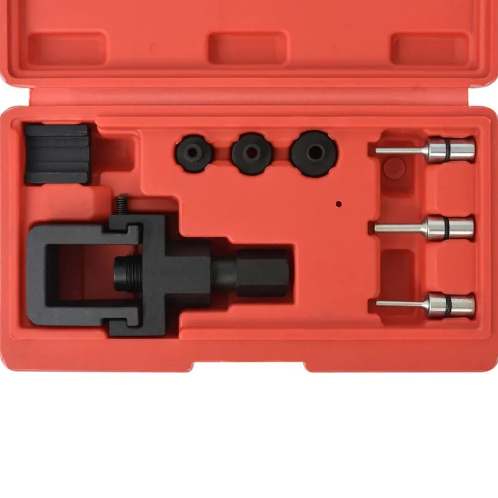 vidaXL Kit de disjoncteur et de rivetage de chaîne moto 8 pcs
