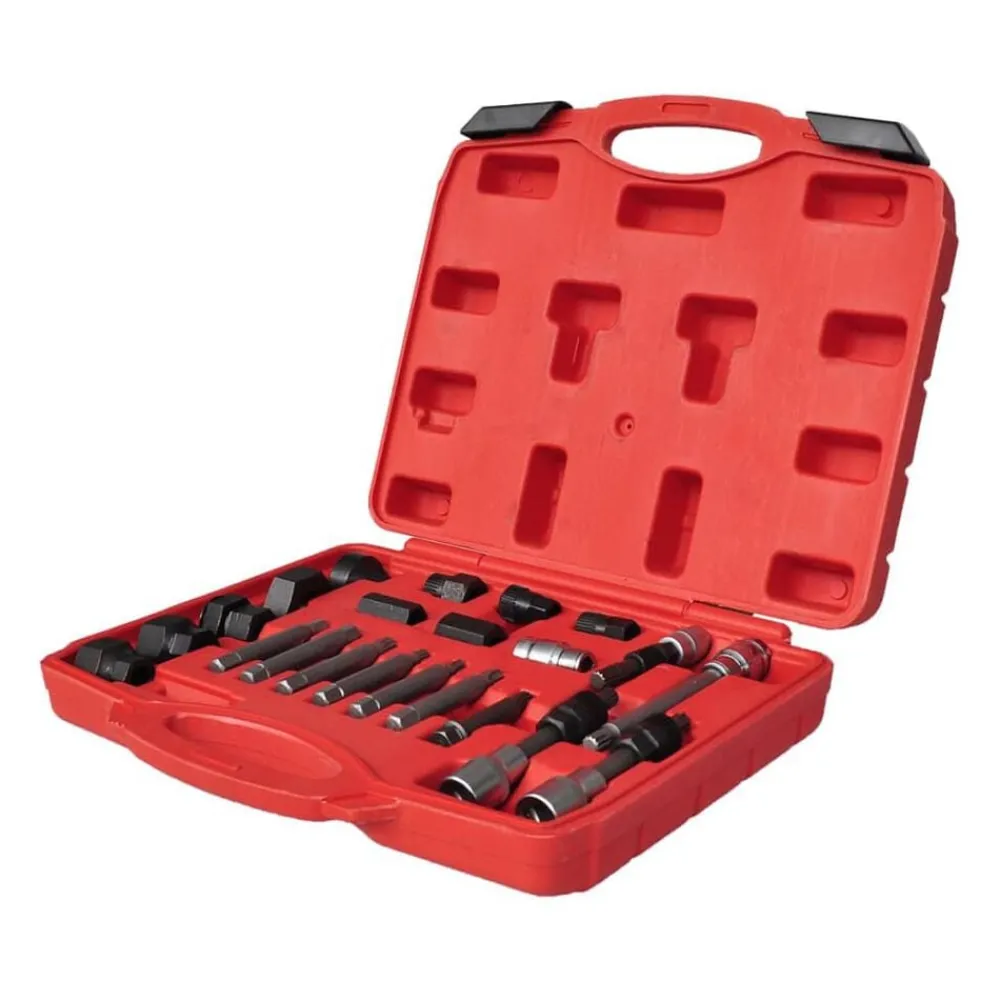 Equipement & Outils De Garage-vidaXL Kit de démontage de roue libre d'alternateur 22 pcs