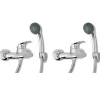 Plomberie-vidaXL Kit de douche 2 pcs
