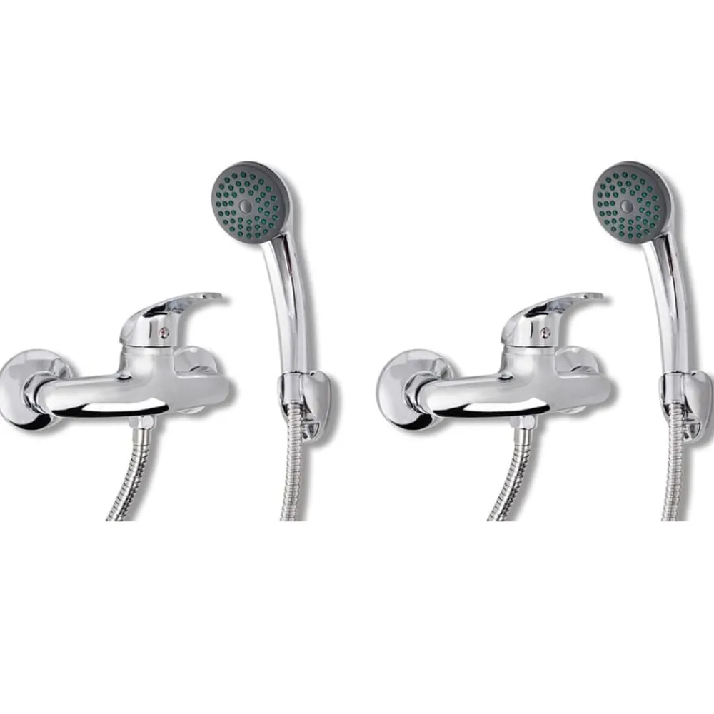 Plomberie-vidaXL Kit de douche 2 pcs