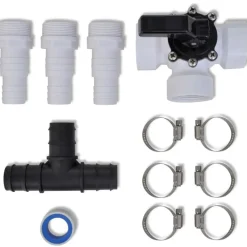Piscine & Spa-vidaXL Kit de dérivation pour chauffage solaire de piscine
