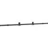 Matériaux De Construction-vidaXL Kit de quincaillerie de porte coulissante 213,5 cm acier noir