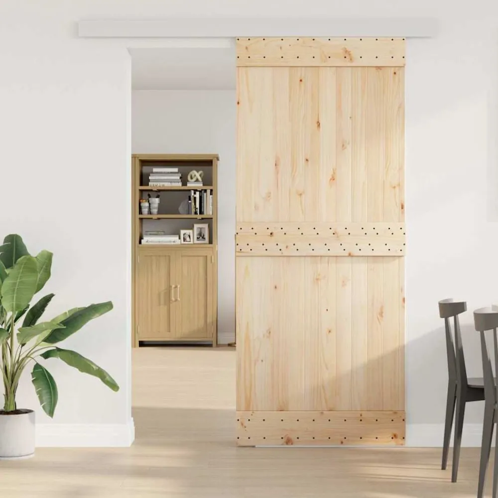Matériaux De Construction-vidaXL Kit de quincaillerie de porte coulissante alliage d'aluminium