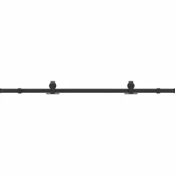 Matériaux De Construction-vidaXL Kit de quincaillerie de porte coulissante 183 cm Acier Noir