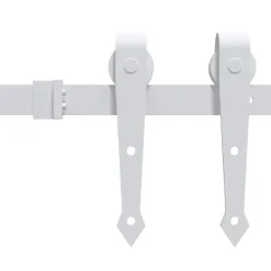 vidaXL Kit de quincaillerie de porte coulissante 200 cm Acier