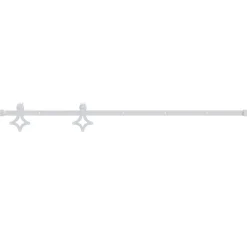 Matériaux De Construction-vidaXL Kit de quincaillerie de porte coulissante 183 cm Acier Blanc