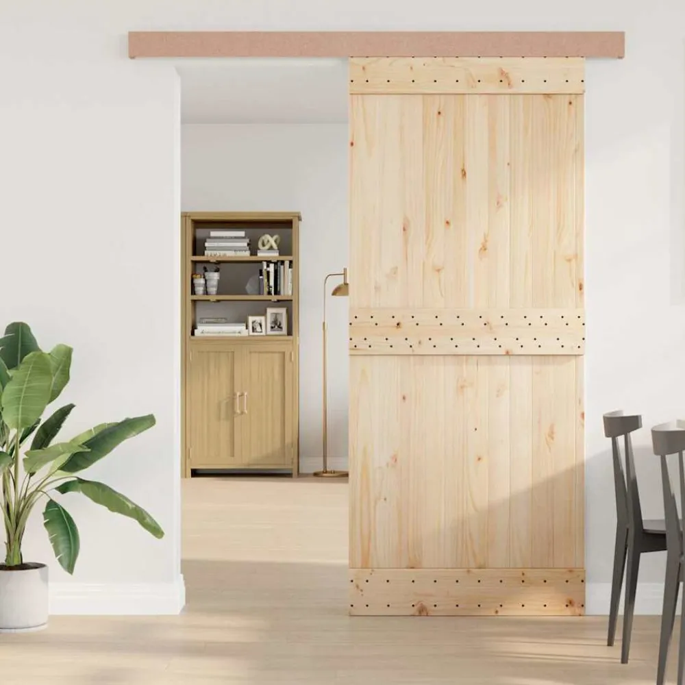 Matériaux De Construction-vidaXL Kit de quincaillerie de porte coulissante alliage d'aluminium