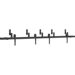 Matériaux De Construction-vidaXL Kit de quincaillerie de porte coulissante 213,5 cm acier noir