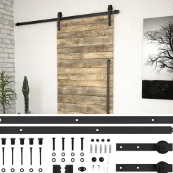 vidaXL Kit de quincaillerie de porte coulissante SKIEN 183 cm