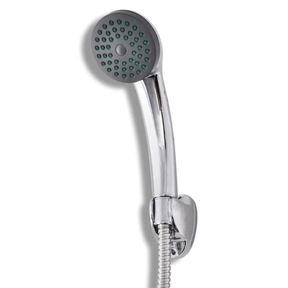 vidaXL Kit de robinet de douche Chrome