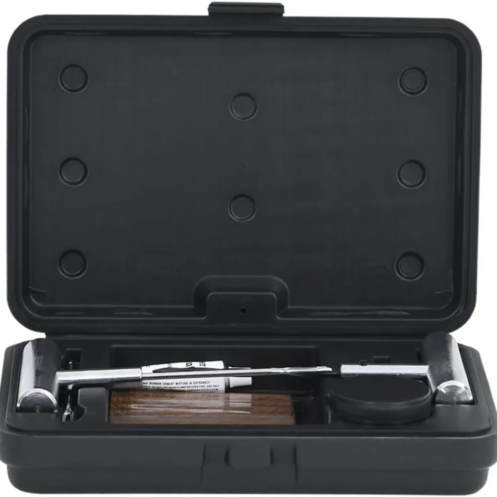 vidaXL Kit de réparation de pneus de voiture 27 pcs