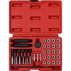 vidaXL Kit de réparation filetage bougie préchauffage 33pcs M8 M10 M12