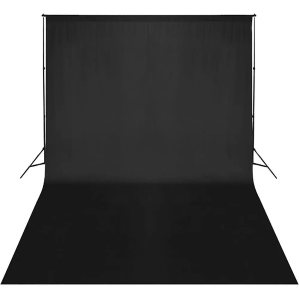 Appareils Photo-vidaXL Kit de studio photo avec éclairage et toile de fond