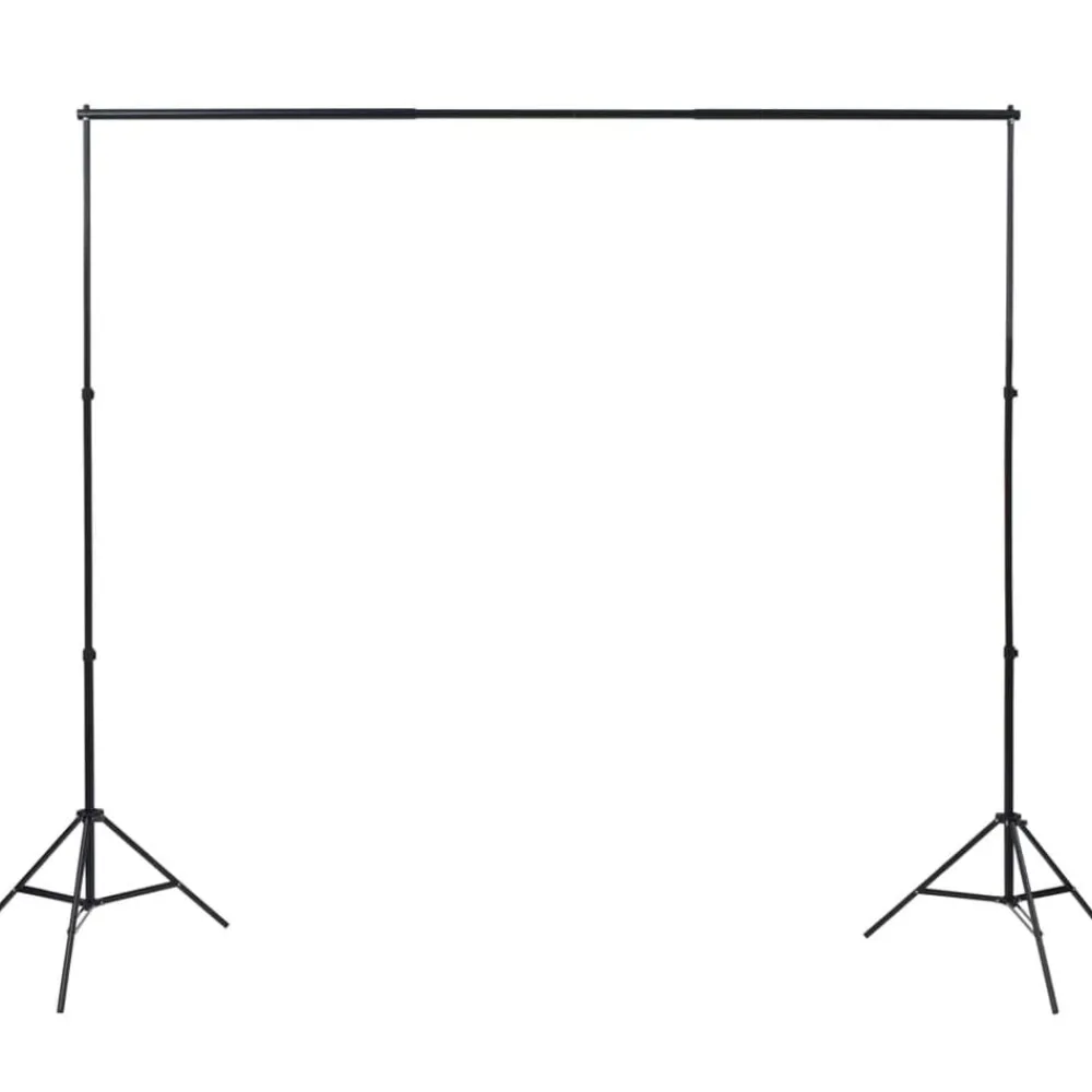 Appareils Photo-vidaXL Kit de studio photo avec lampes toile de fond et réflecteur