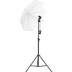 vidaXL Kit de studio photo avec éclairage toile de fond et réflecteur
