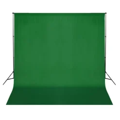 vidaXL Kit de studio photo avec éclairage toile de fond et réflecteur