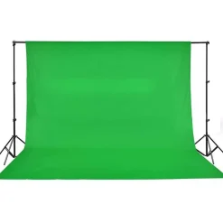 vidaXL Kit de studio photo avec éclairage toile de fond et réflecteur