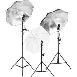 Appareils Photo-vidaXL Kit de studio photo avec éclairage et toile de fond