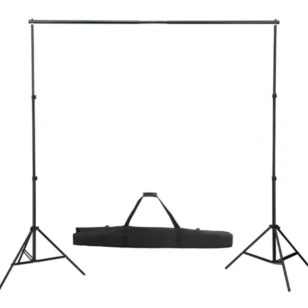 Appareils Photo-vidaXL Kit de studio photo avec éclairage toile de fond et réflecteur